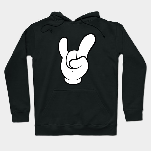 Rock Hand Hoodie by Hell Design